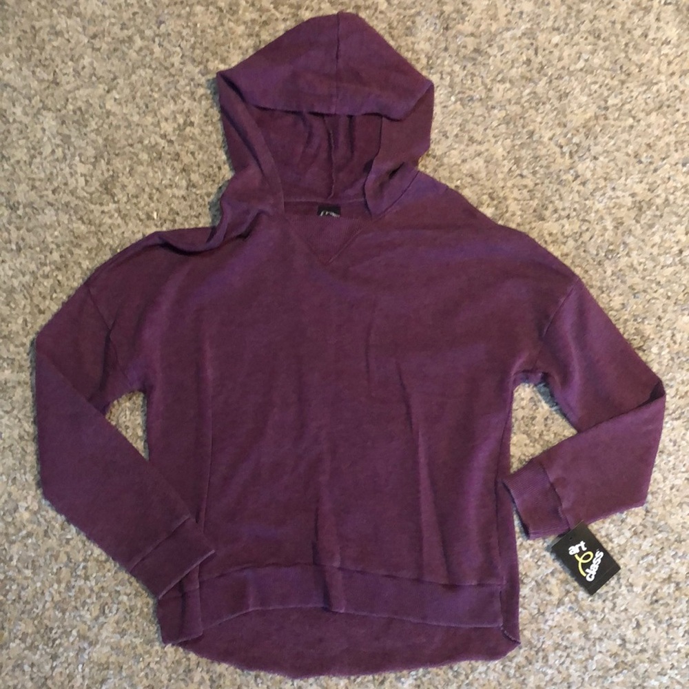 NEW! Girls Hoodie Sweatshirt Ribbed Cuff Size XL 14/16